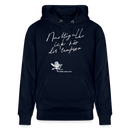 NACHTIGALL ICK HÖR DIR TRAPSEN-Unisex Bio-Hoodie - Navy