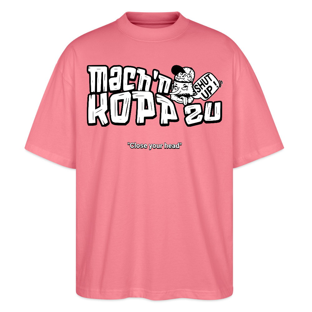 MACH N KOPP ZU-Oversized Unisex Bio T-Shirt II - Pink 