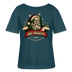 JIBT NÜSCHT zu Weihnachten-Rundhals Frauen Bio-T-Shirt - Dunkles Petrol