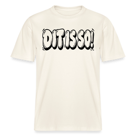 Berlin Shirt-DIT IS SO!-RELAXED FIT Unisex Organic T-Shirt mit Berliner Schnauze - Naturweiß 