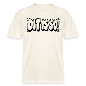 Berlin Shirt-DIT IS SO!-RELAXED FIT Unisex Organic T-Shirt mit Berliner Schnauze - Naturweiß 