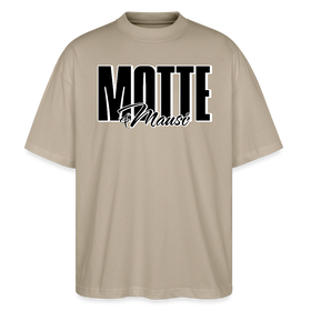 MOTTE UND MAUSI-Oversized Unisex Bio T-Shirt - Steingrau