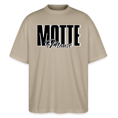 MOTTE UND MAUSI-Oversized Unisex Bio T-Shirt - Steingrau