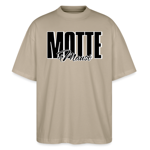 MOTTE UND MAUSI-Oversized Unisex Bio T-Shirt - Steingrau