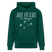JIBT NÜSCHT zu Weihnachten in Berlin-Unisex Bio-Hoodie - Forest