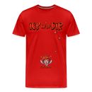 ICK LIEBE DIR-Männer Premium Bio T-Shirt - Rot