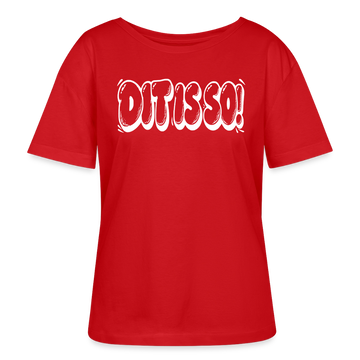 Berlin Shirt-DIT IS SO!-Rundhals Frauen Bio-T-Shirt - Rot