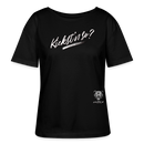 KIEKSTN SO? Rundhals Frauen Bio-T-Shirt - Schwarz