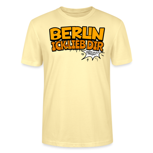 BERLIN ICK LIEB DIR - Unisex BIO T-Shirt - Creme