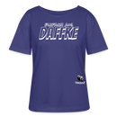 Berliner Spruch-AUS DAFFKE-Rundhals Frauen Bio-T-Shirt - Dämmerung