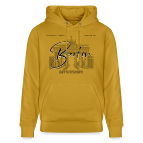 BERLIN-Unisex Bio-Hoodie - Ocker