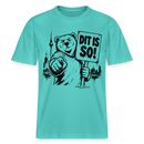 Berlin Souvenir Shirt-DIT IS SO!-RELAXED FIT Unisex Organic T-Shirt - Poolblau