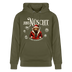 JIBT NÜSCHT-Unisex Bio-Hoodie-mit Berliner Bär - Khaki Grün