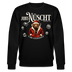 JIBT NÜSCHT-Unisex Bio-Sweatshirt-Berliner Bär Weihnachten - Schwarz
