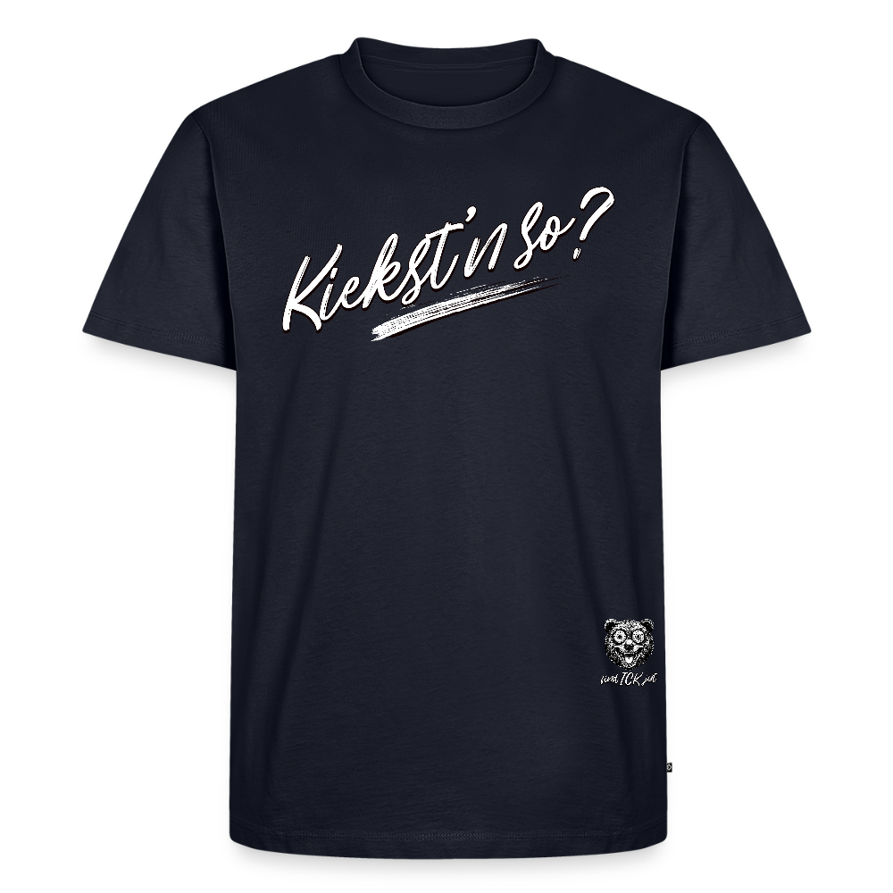 KIEKSTN SO?-Männer Premium BIO T-Shirt - Navy
