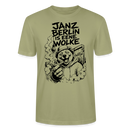 JANZ BERLIN IS EENE WOLKE-Dit Kiffer Shirt-Unisex T-Shirt - Nebelgrün