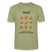 JEH MA NICH UFFN KEKS-Unisex T-Shirt BIO - Nebelgrün