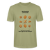 JEH MA NICH UFFN KEKS-Unisex T-Shirt BIO - Nebelgrün