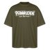 Witziges Berlin Shirt-PFANNKUCHEN, nich Berliner-Oversized Unisex Bio T-Shirt - Khaki