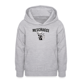MESCHUGGE - Teenager Hoodie - Hellgrau meliert