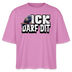 ICK DARF DIT|TAUBE-Frauen Boxy Bio-T-Shirt - Pink