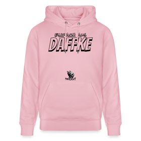 Berliner Spruch-EINFACH AUS DAFFKE-Unisex Bio-Hoodie - Hellrosa