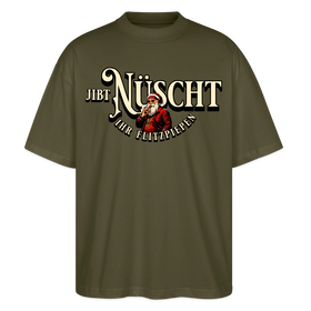 JIBT NÜSCHT IHR FLITZPIEPEN-Oversized Unisex Bio T-Shirt II - Khaki