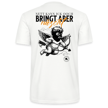 NETT KANN ICK-Unisex T-Shirt - Weiß