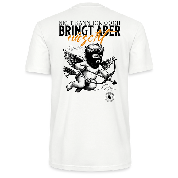 NETT KANN ICK-Unisex T-Shirt - Weiß
