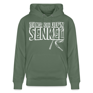 JEH MIR NICH UFFN SENKEL-Unisex Bio-Hoodie II - Tanngrün