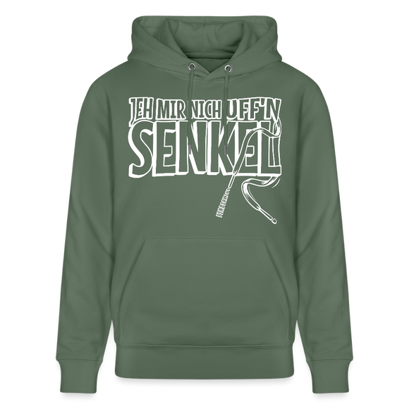 JEH MIR NICH UFFN SENKEL-Unisex Bio-Hoodie II - Tanngrün