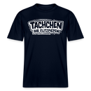 TACHCHEN IHR FLITZPIEPEN- RELAXED FIT Unisex Bio T-Shirt mit Berliner Schnauze - Navy