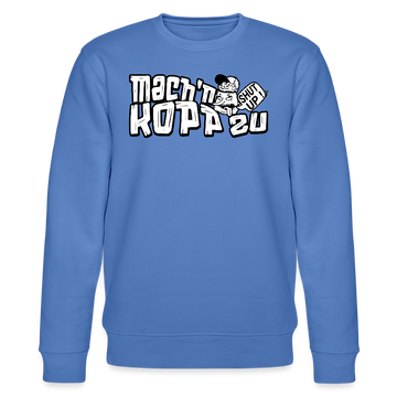 MACH'N KOPP ZU-Unisex Bio-Sweatshirt - Blau
