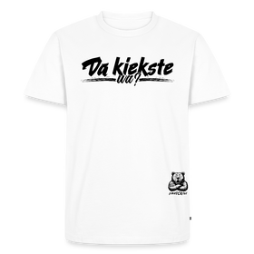 DA KIEKSTE WA?-Männer Premium BIO T-Shirt - Weiß