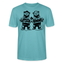 LATSCH & BOMMEL-Unisex T-Shirt Bio - Pastelltürkis