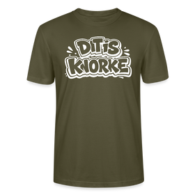 DIT IS KNORKE-Unisex T-Shirt Bio mit Berliner Schnauze - Khaki