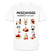 MESCHUGGE-Männer Premium bio T-Shirt - Weiß