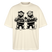 LATSCH & BOMMEL-Oversized Unisex Bio T-Shirt - Weißgrau