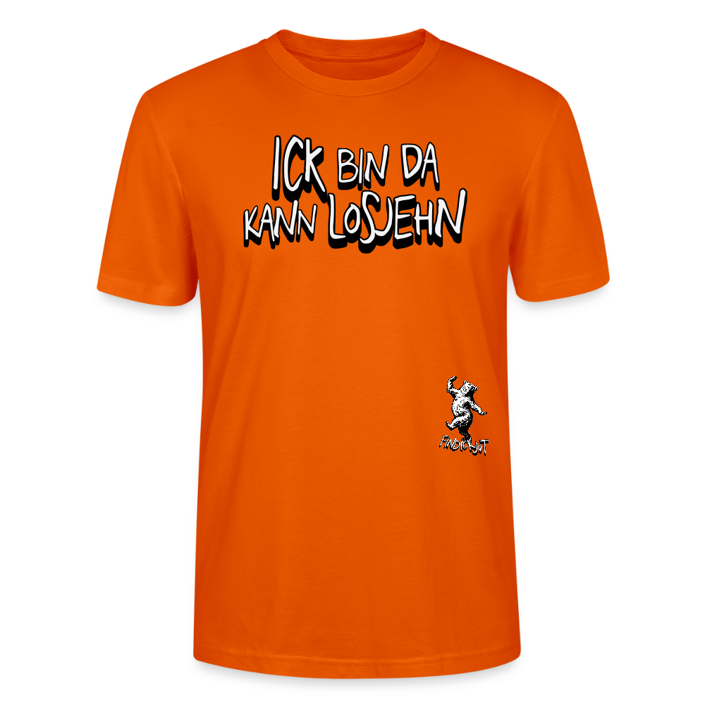 ICK BIN DA-Unisex BIO T-Shirt - Tieforange