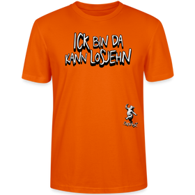 ICK BIN DA-Unisex BIO T-Shirt - Tieforange