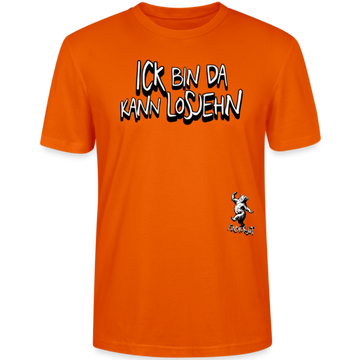 ICK BIN DA-Unisex BIO T-Shirt - Tieforange