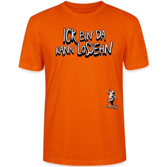 ICK BIN DA-Unisex BIO T-Shirt - Tieforange