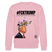 #FCKTRUMP-Unisex Bio-Sweatshirt - Hellrosa
