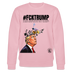 #FCKTRUMP-Unisex Bio-Sweatshirt - Hellrosa