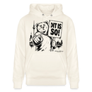 Berlin Souvenir Hoodie -DIT IS SO! – Unisex Bio-Hoodie mit Berliner Bär - Naturweiß 