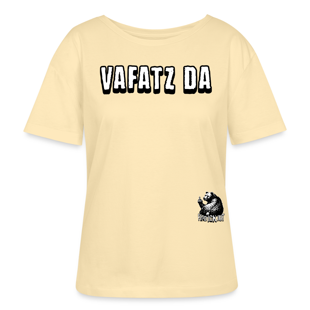 VAFATZ DA-Rundhals Frauen Bio-T-Shirt - Creme