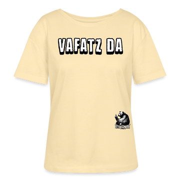 VAFATZ DA-Rundhals Frauen Bio-T-Shirt - Creme