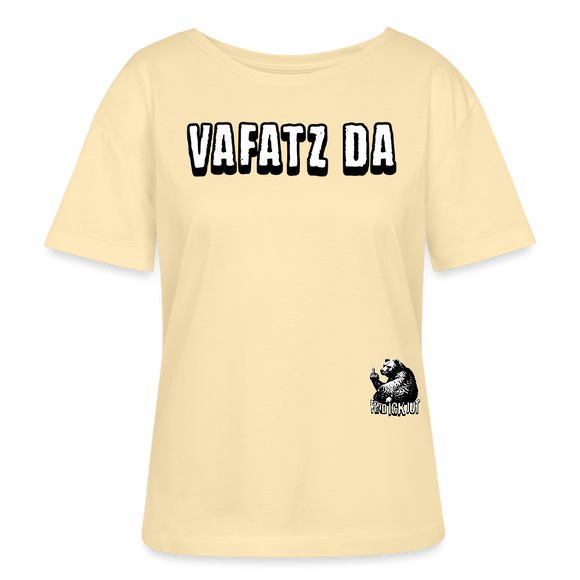 VAFATZ DA-Rundhals Frauen Bio-T-Shirt - Creme