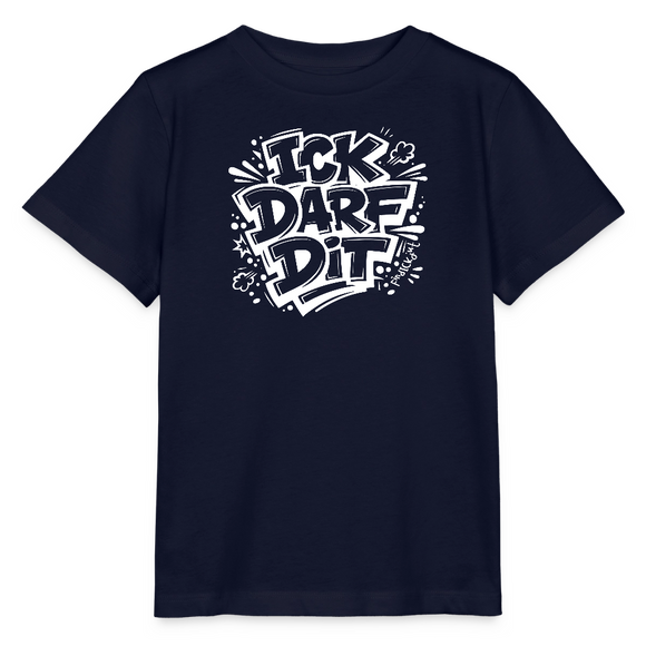 ICK DARF DIT-Kinder T-Shirt für Berliner Gören - Navy