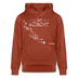 Weihnachten in Berlin 25-JIBT NÜSCHT-Unisex Bio-Hoodie - Terrakotta